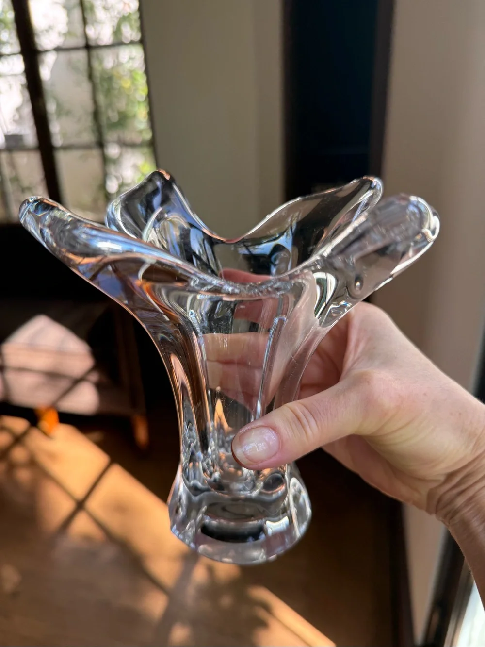 Crystal heavy Vase